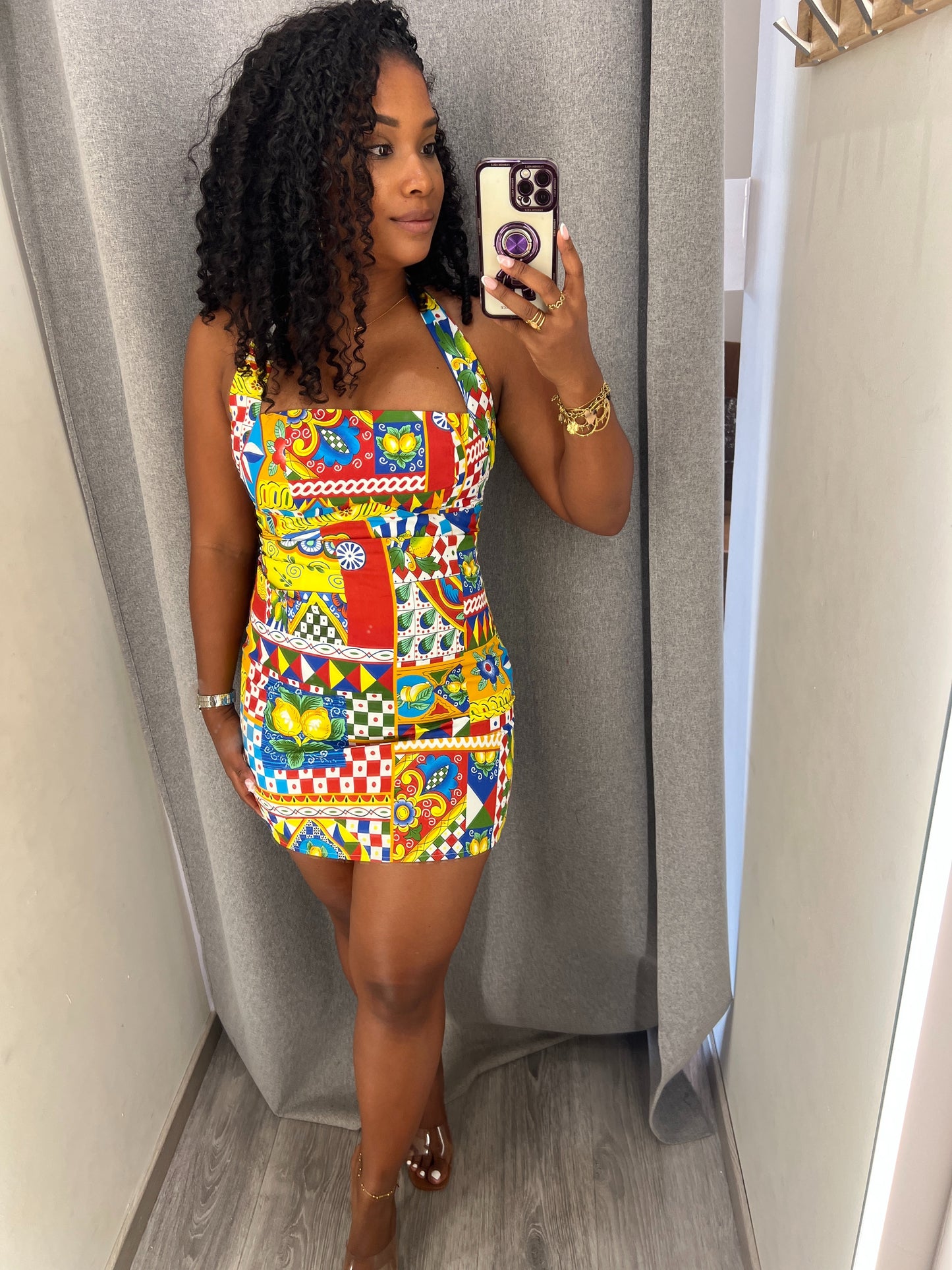 Robe Mini Colorée