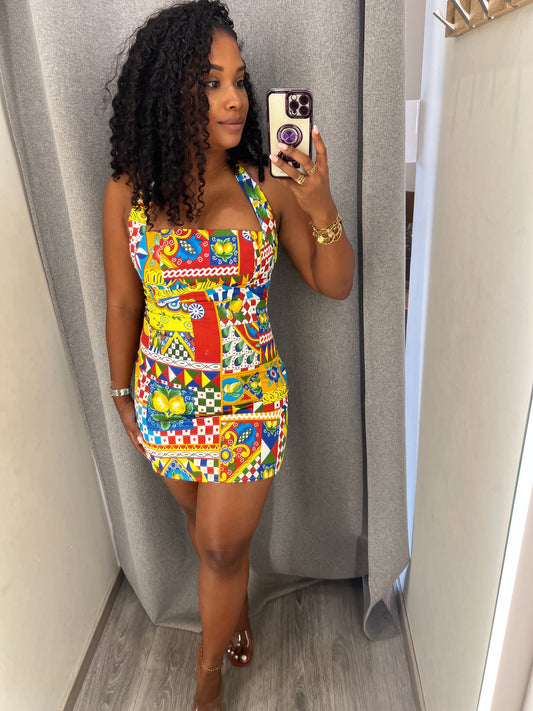 Robe Mini Colorée