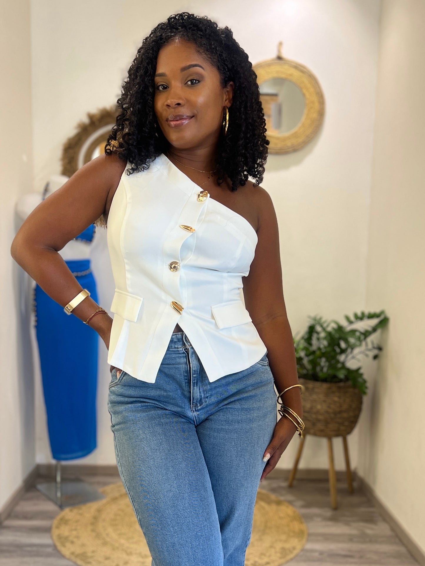 Gilets Asymétrique-Top