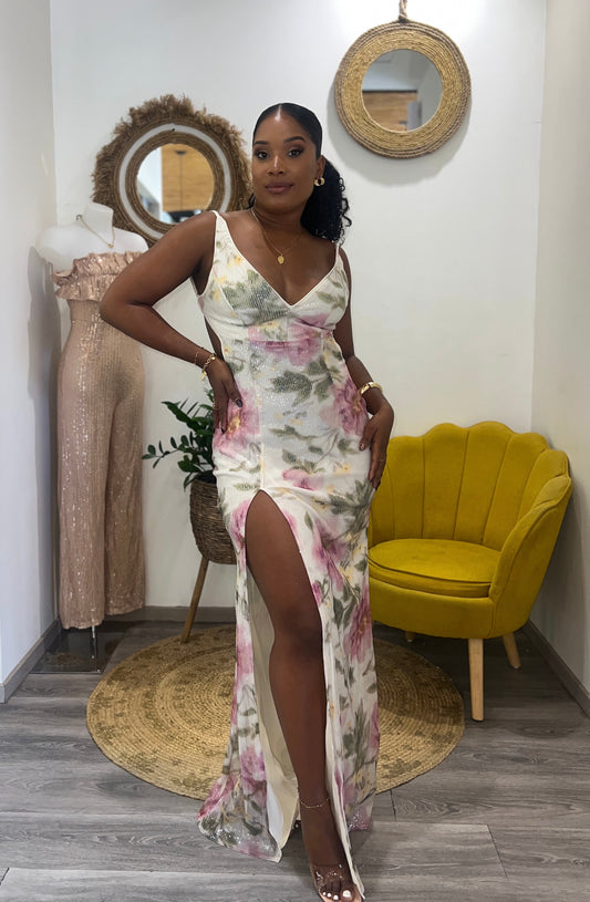 Fleur de Soie-Robe longue